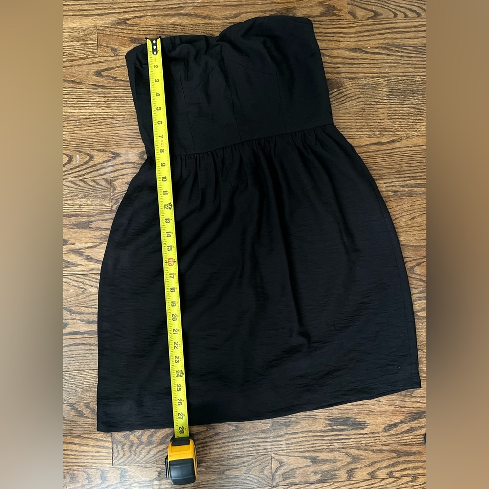 LOFT Classic Black Strapless Dress - Picture 4 of 4